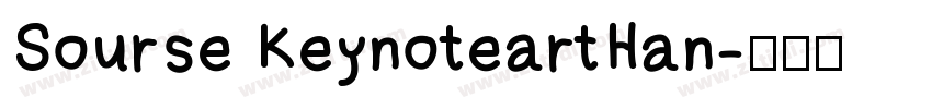 Sourse KeynoteartHan字体转换